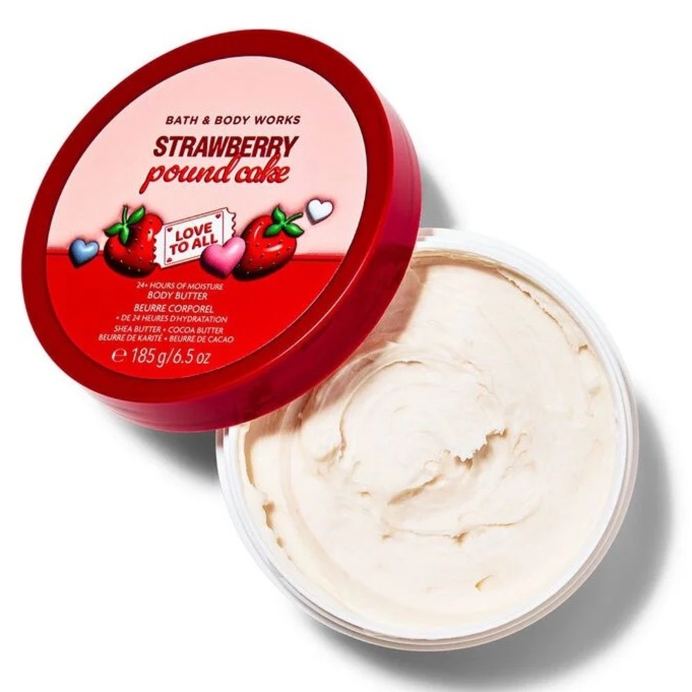 BBW Strawberry Poundcake 4PC NEW FULL-SIZE - Picture 4 of 16